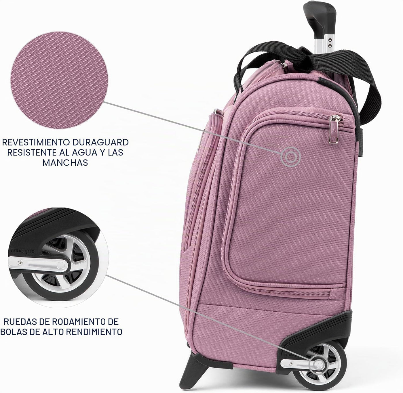 Travelpro Maxlite 5 Softside - Bolsa compacta ligera con 2 ruedas,...