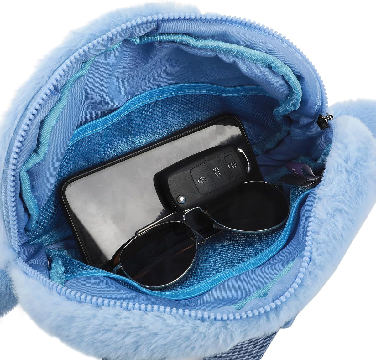 Stitch 9.5" Festie Bestie - Bolso cruzado de felpa