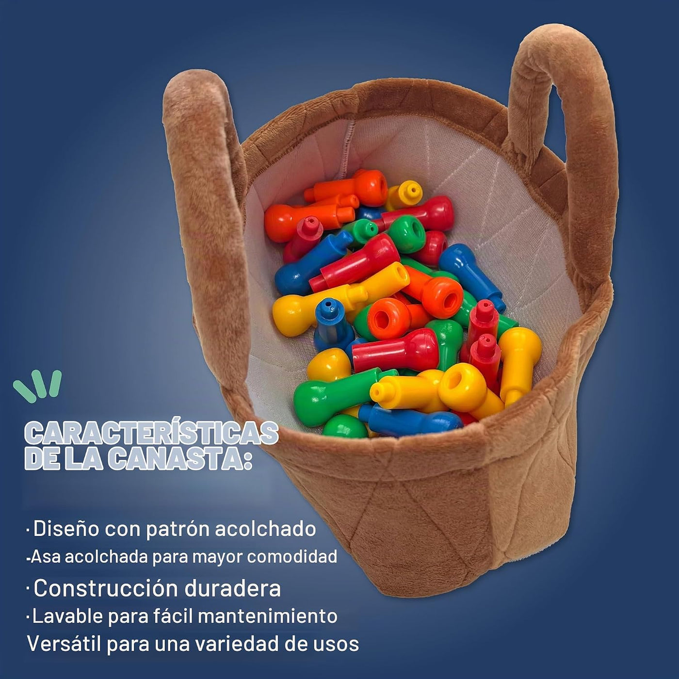 Creative Minds Canasta de Bebés Muñecas Suaves para Bebés, Juguetes...