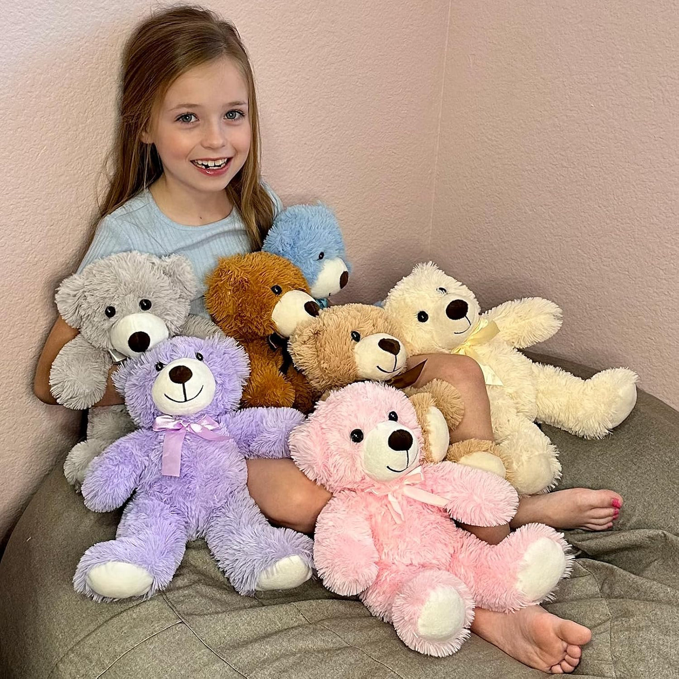 MorisMos Oso de peluche a granel para niños y niñas, osito de peluc...