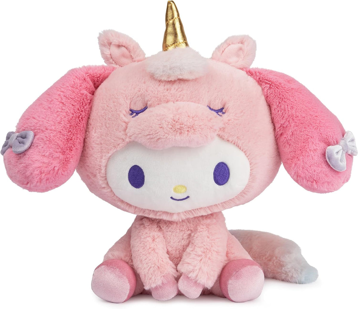 GUND Sanrio My Melody - Peluche de unicornio, animal de peluche pré...