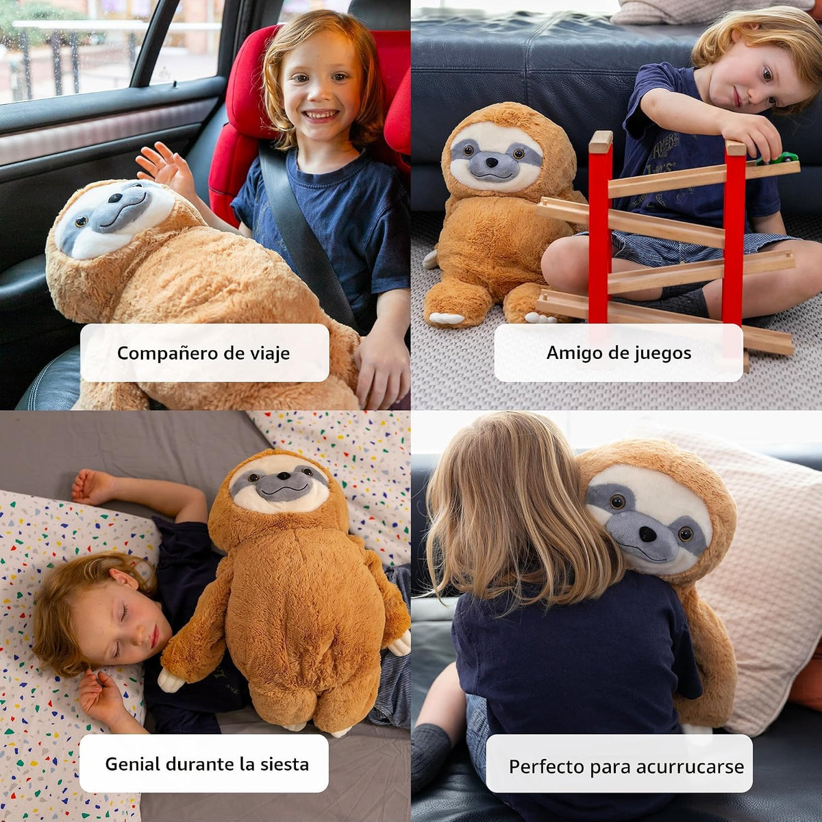Animal de peluche con peso para la ansiedad, calmante y reconfortan...