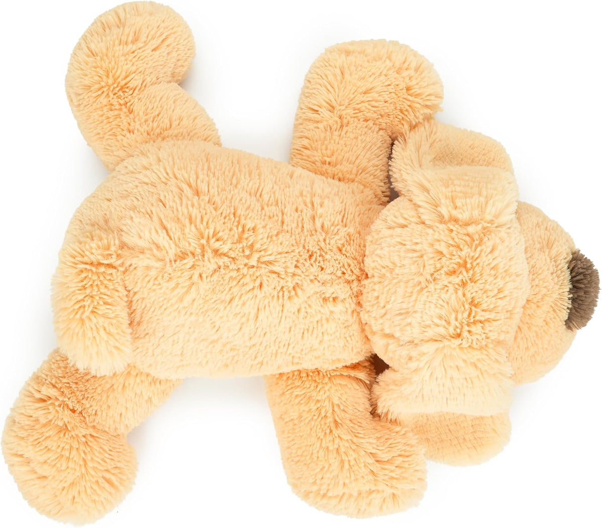 WEIGEDU Juguete de peluche de perro acostado, 20 pulgadas | Amarill...