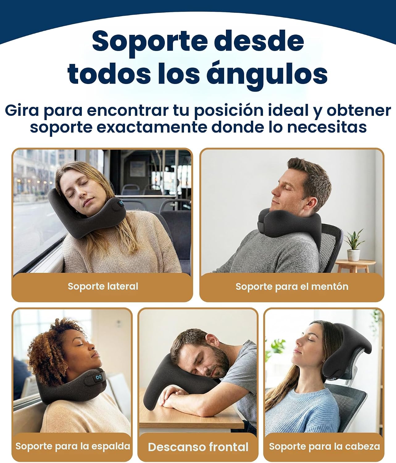 Everlasting Comfort Almohada cervical mejorada para aviones - Repos...