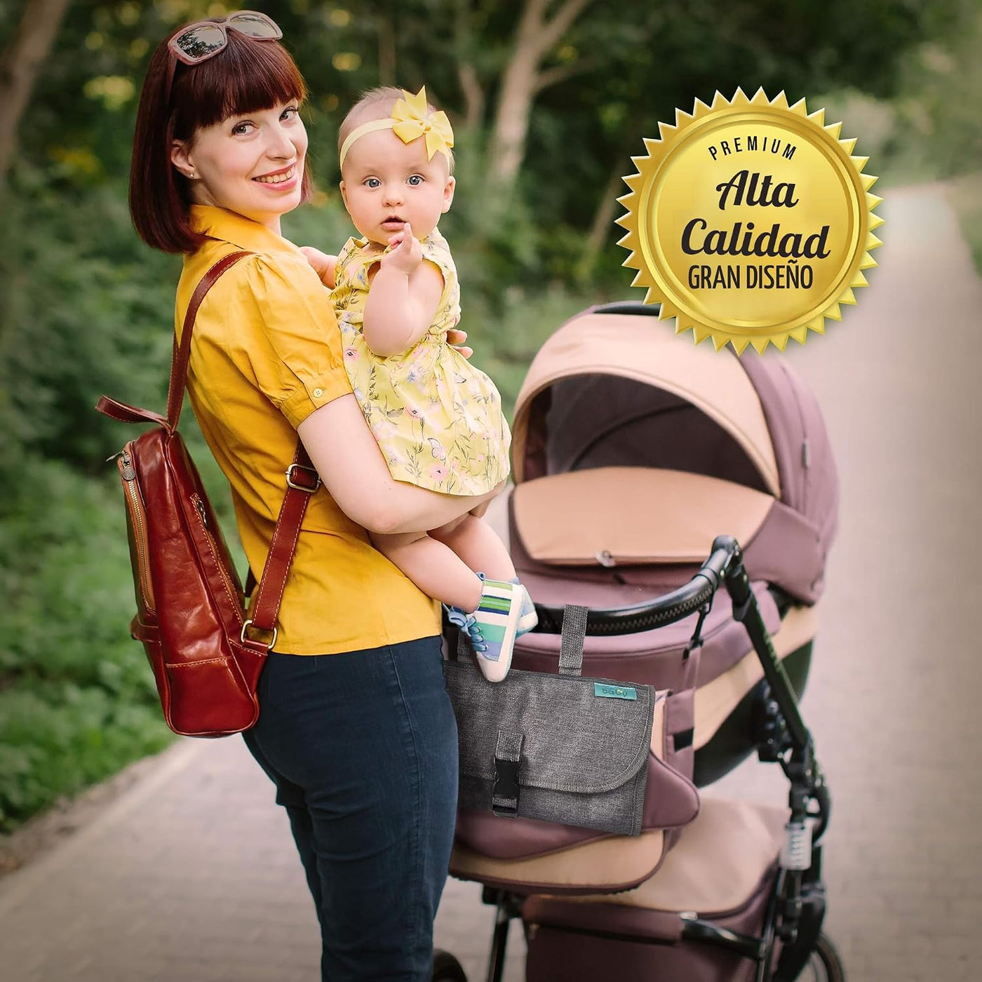 Kopi Baby Cambiador de pañales portátil, bolsa de viaje para cambia...