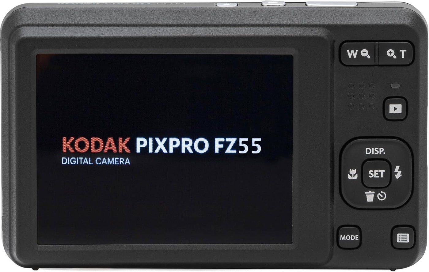 Kodak PIXPRO FZ55 - Cámara digital roja de 16 MP con zoom óptico 5X...