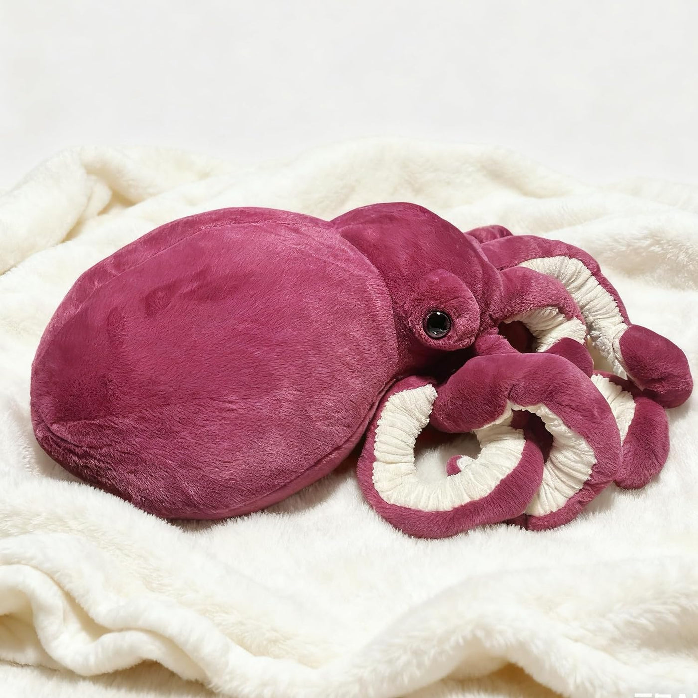 AIRROAD Pulpo gigante de peluche (rojo) de 36 pulgadas de largo, ta...