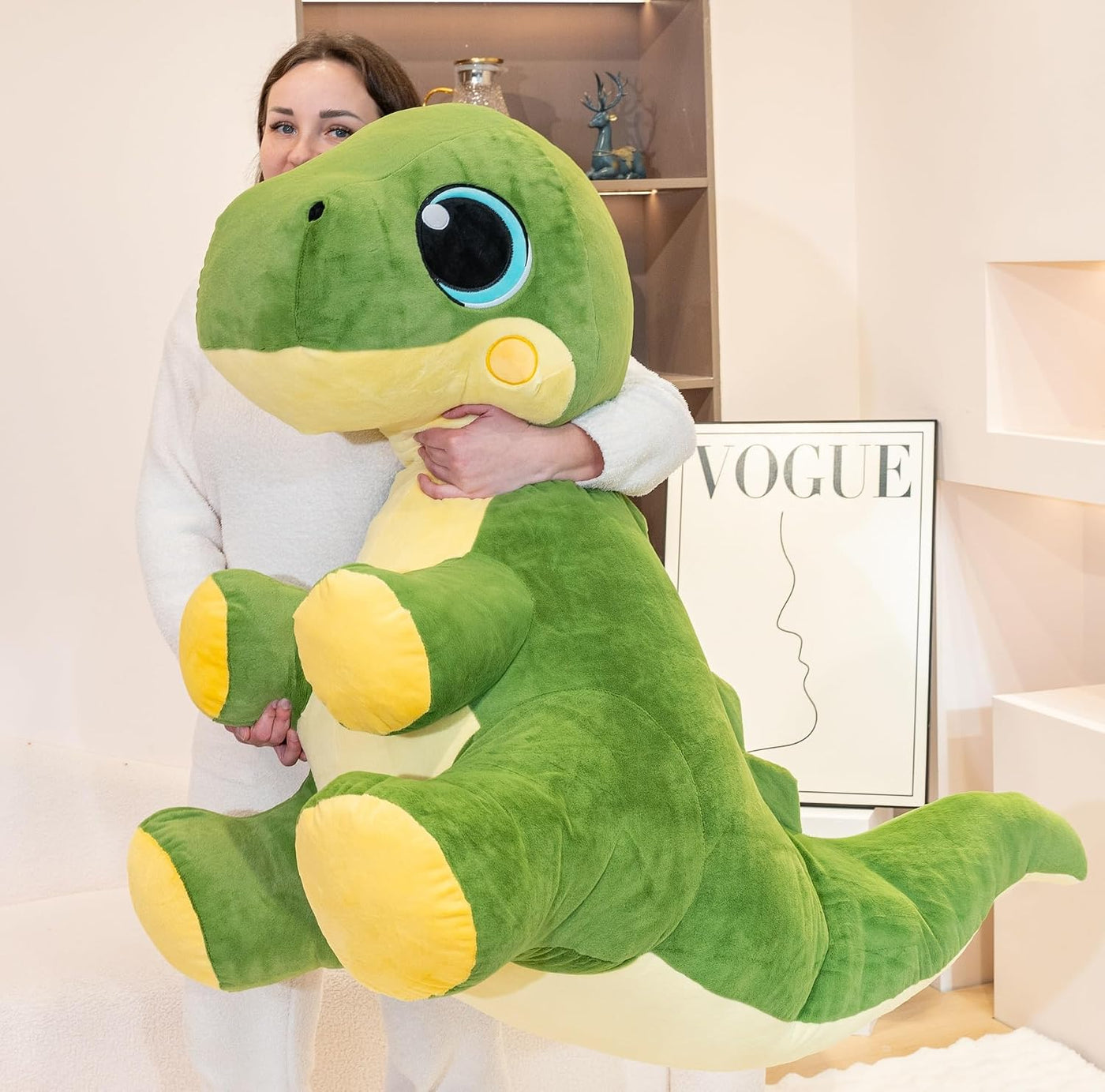 Jrystar 31" Animales de peluche grandes de dinosaurio para niño...