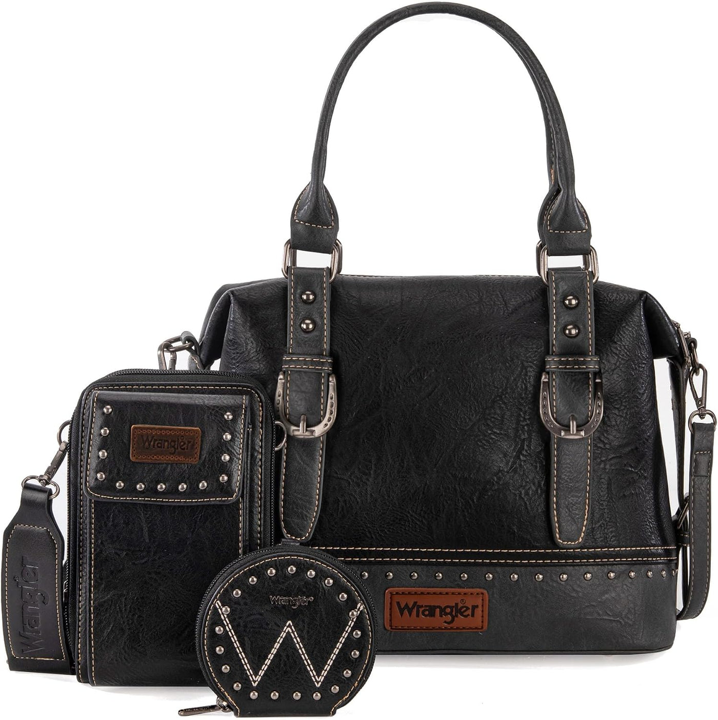 Wrangler - Juego de 3 bolsas de doctor para mujer, con asa superior...
