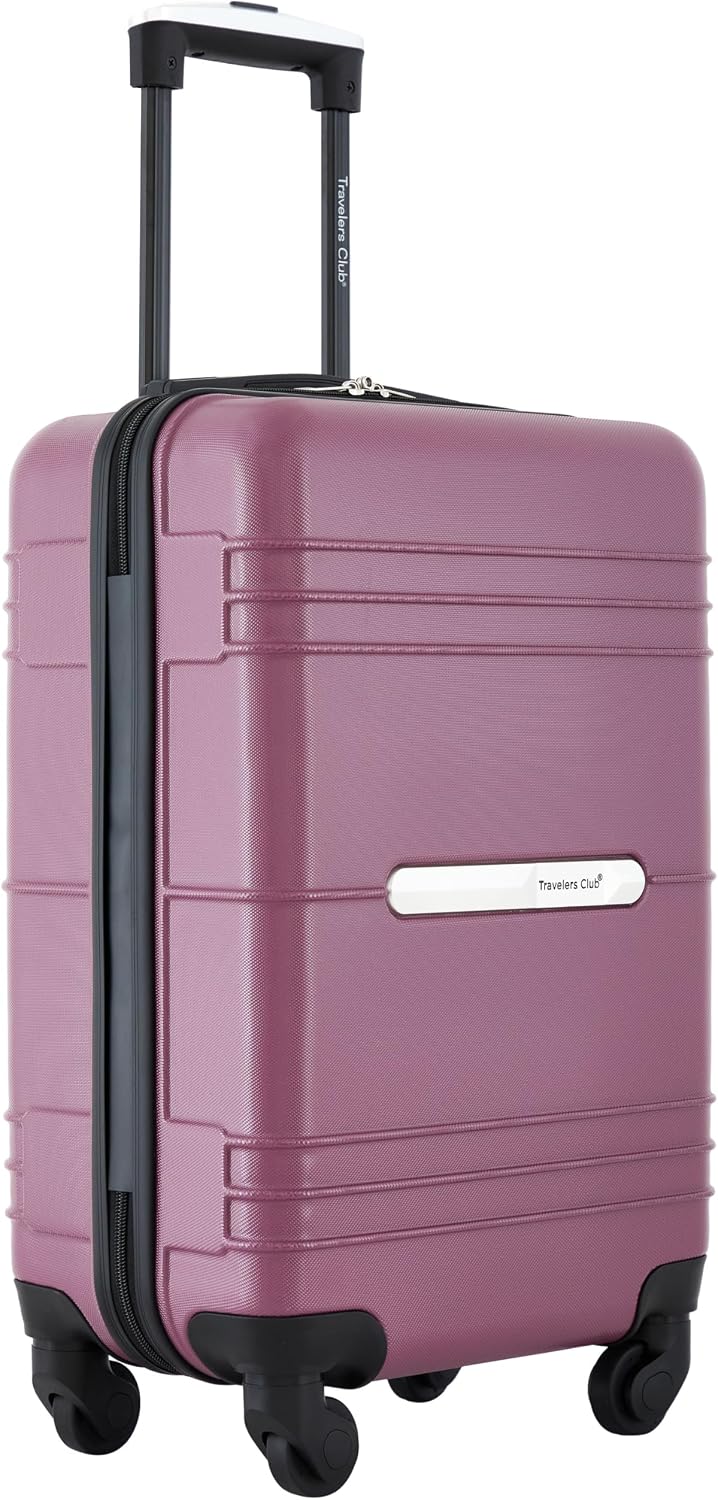Travelers Club Equipaje de mano Richmond Spinner de 22", Damson...