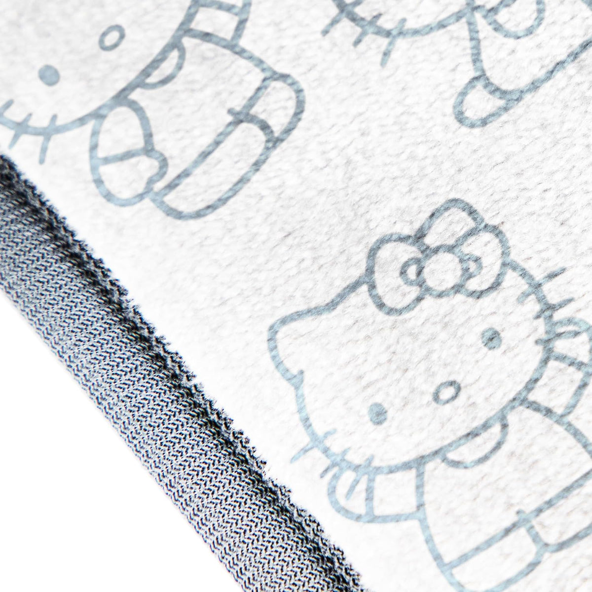 Manta de felpa de gatitos blancos de Hello Kitty, mide 60 x 90 pulg...