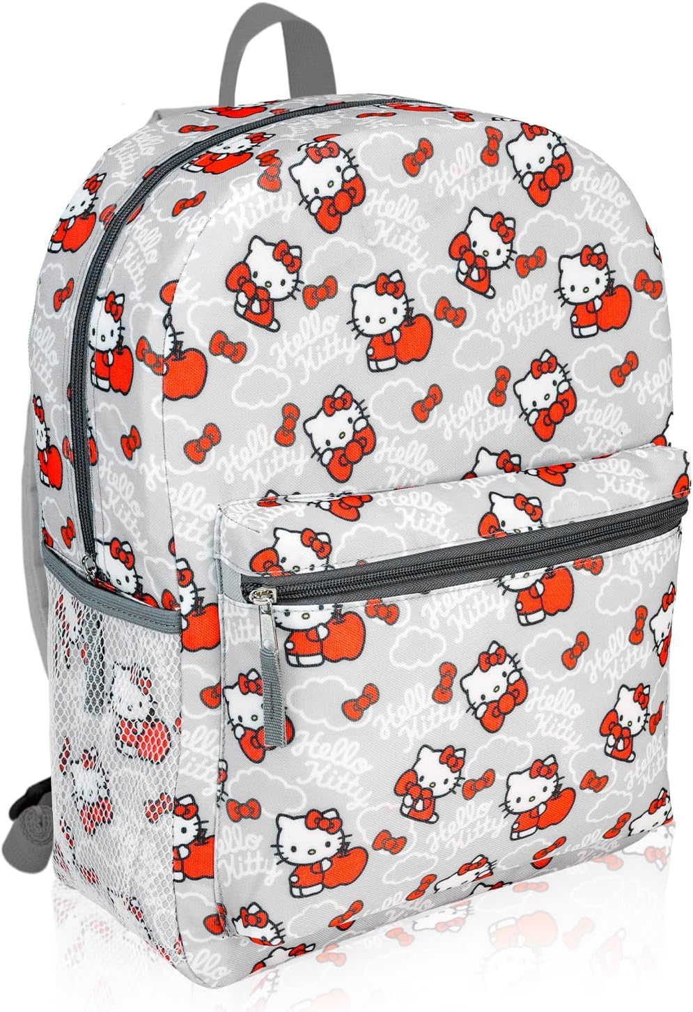 Hello Kitty Paquete de mochila y lonchera para niñas escolares y má...