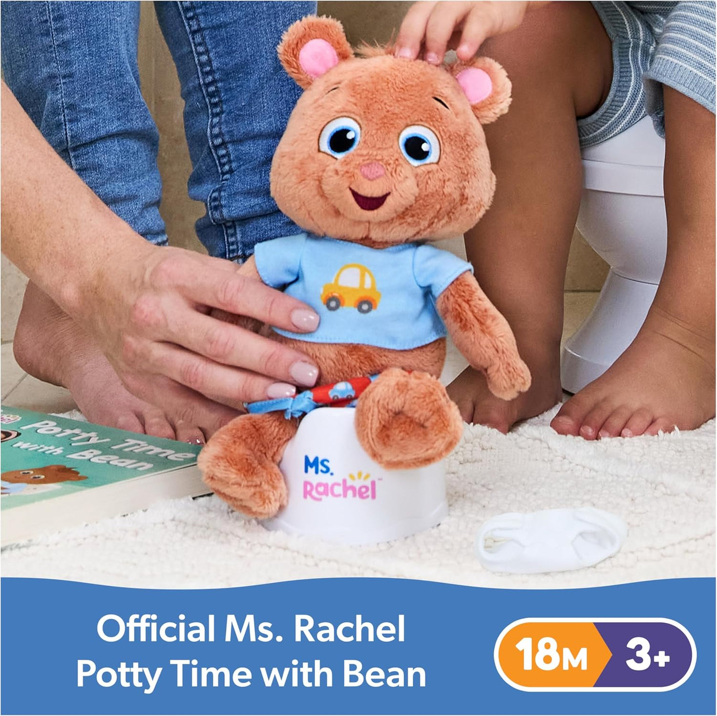 Ms. Rachel Hora de ir al baño con frijoles, animales de peluche | O...
