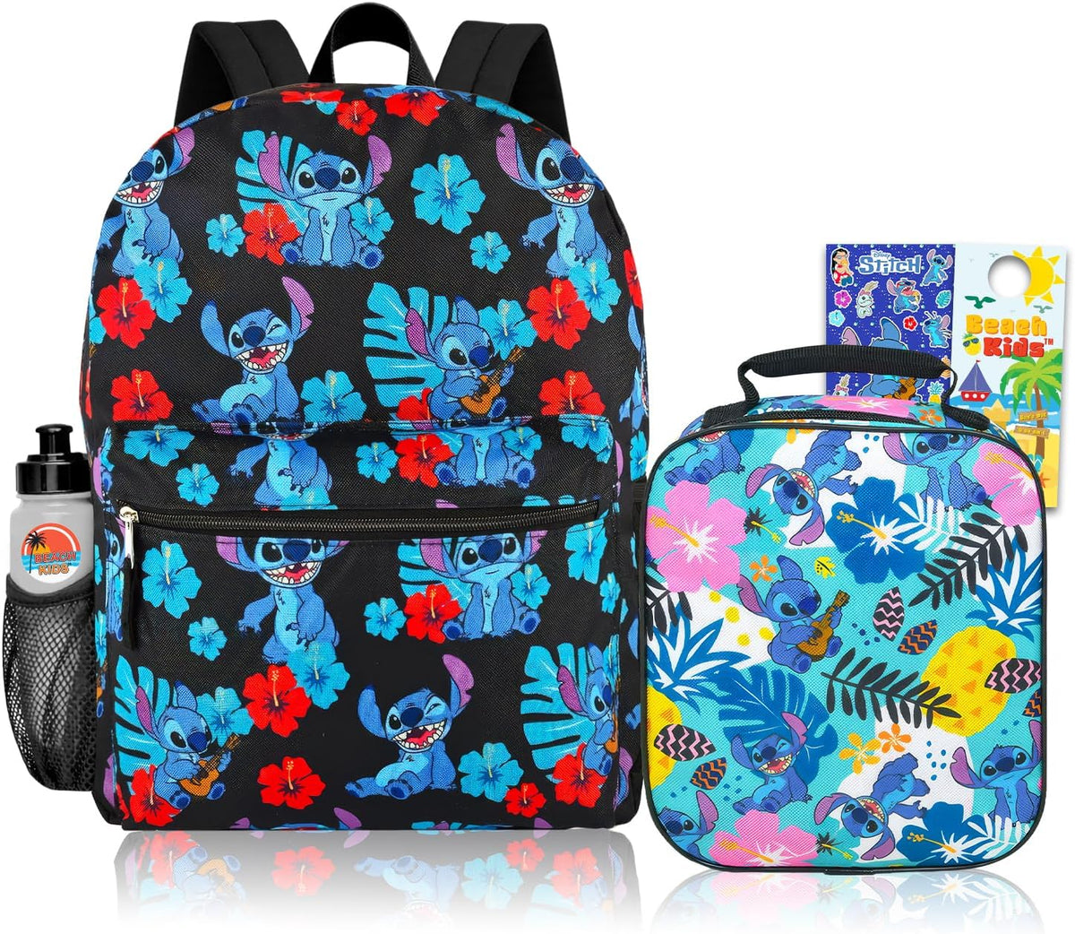 Disney Mochila Stitch con juego de lonchera para niños y más | Bols...