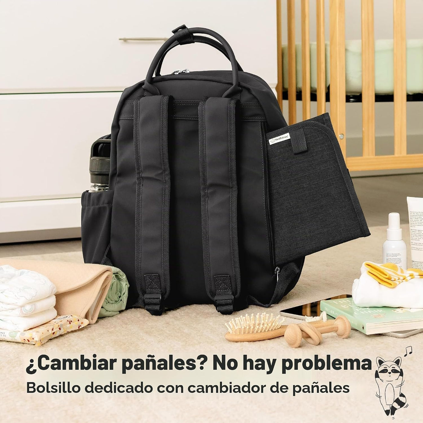 KeaBabies Mochila para Pañales - Mochilas Multifuncionales de Viaje...