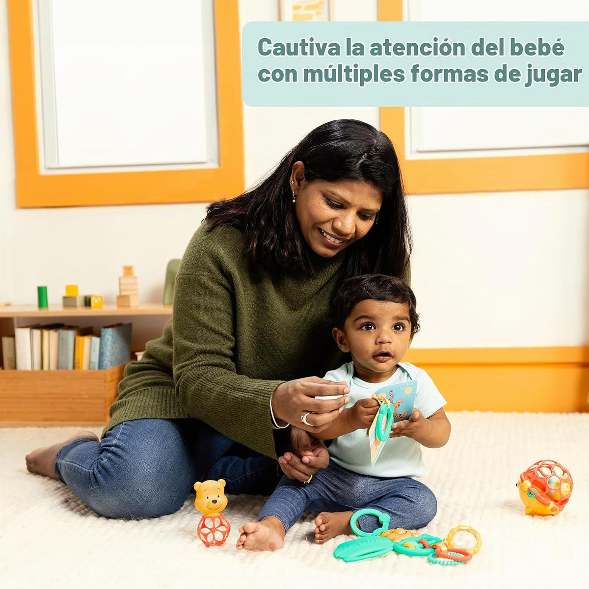 Bright Starts Disney Baby Winnie The Pooh Silly Ole - Juego de rega...