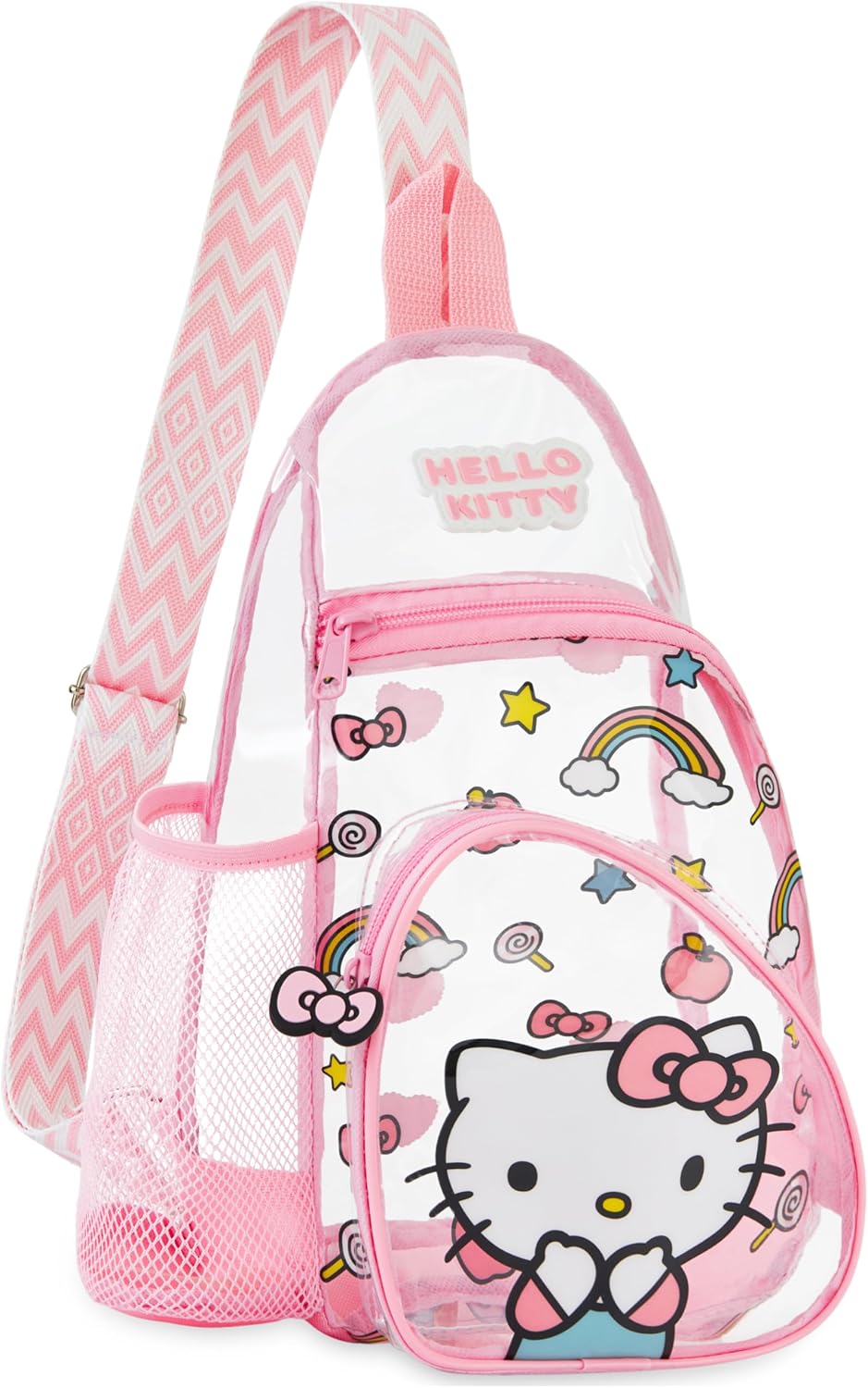 Get Trend Hello Kitty | Kuromi | Cinnamoroll - Bolso cruzado transp...