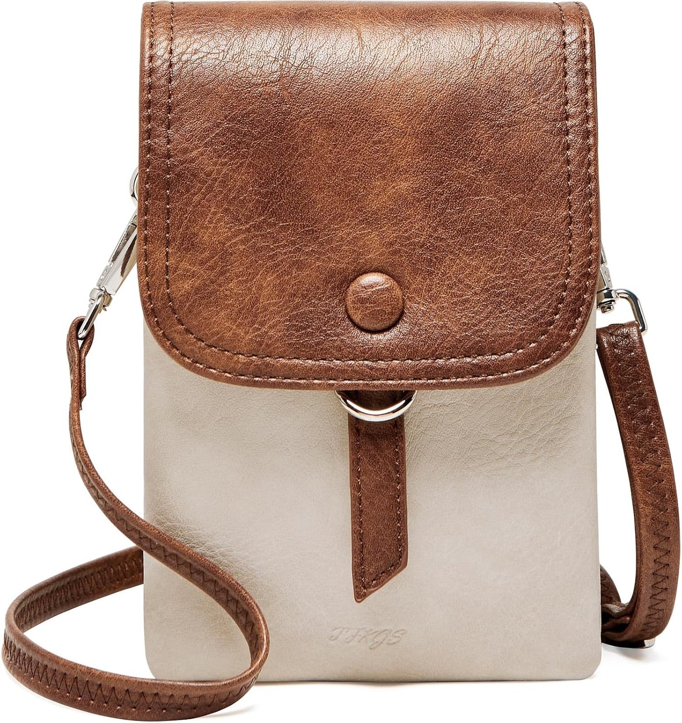 Bolsos cruzados pequeños para mujer, bolso de cuero suave para telé...