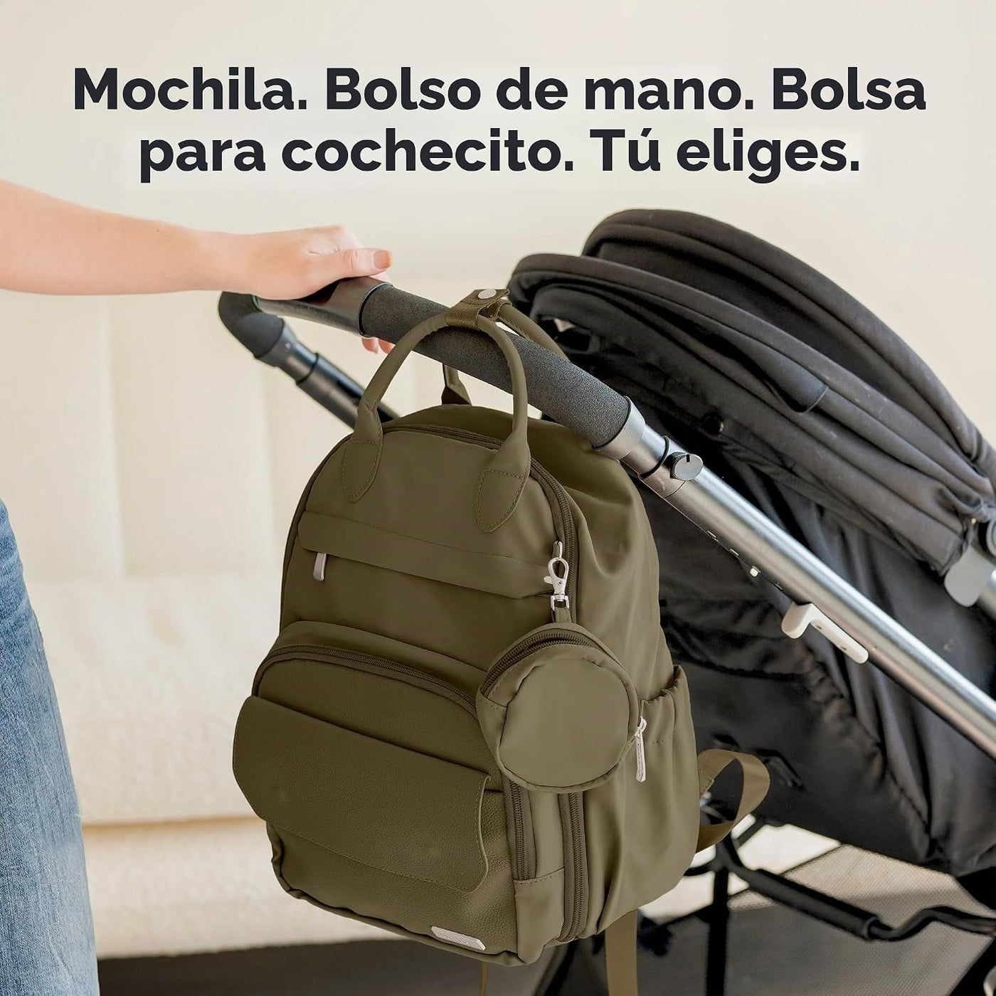 KeaBabies Mochila para pañales, mochilas de viaje para pañales (oli...