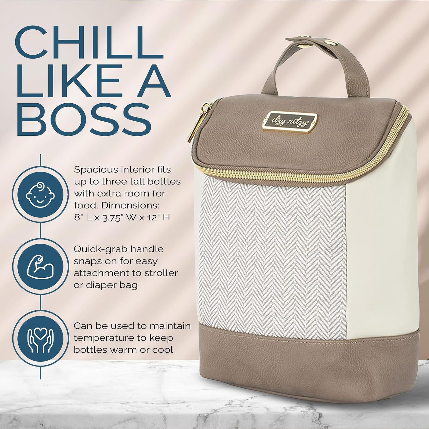 Itzy Ritzy Bolsa aislada para botellas \u2013 Mantiene las botellas...