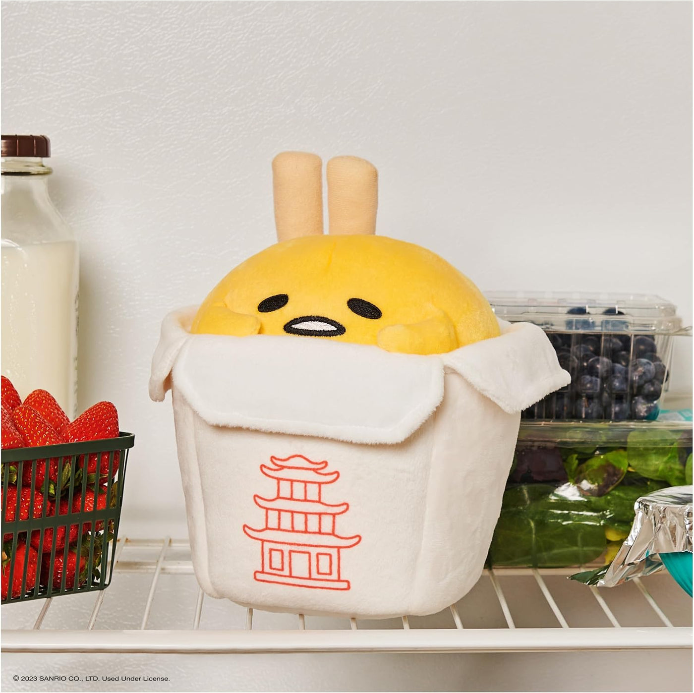 GUND Sanrio Take Out Gudetama - Juguete de peluche de huevo de 9 pu...