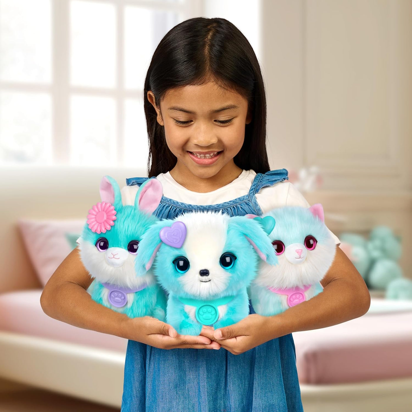 ScruffaLuvs Mascota sorpresa azul, juguete de peluche misterioso, l...
