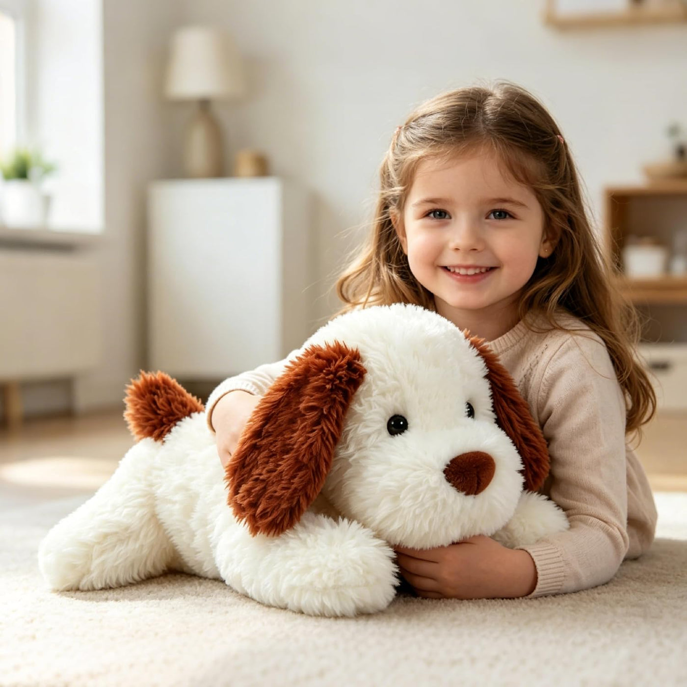 GADXV - Animal de peluche para perros, cachorro de juguete para niñ...