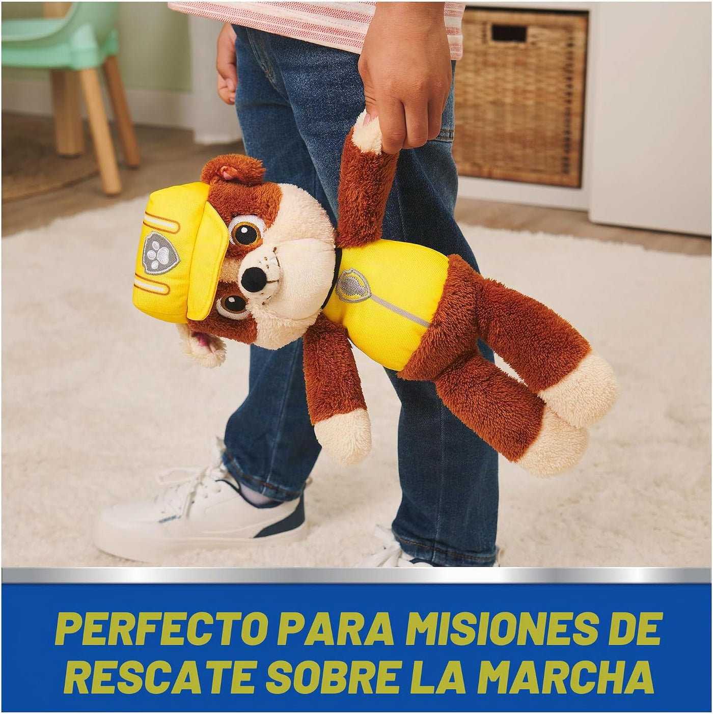 GUND PAW Patrol - Juguete oficial de peluche de Rubble Take Along B...