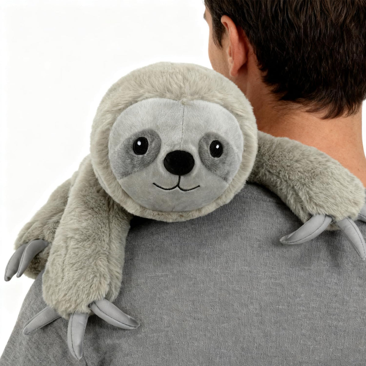 JUSTQUNSEEN Animales de peluche con peso de perezoso de 4.5 libras...