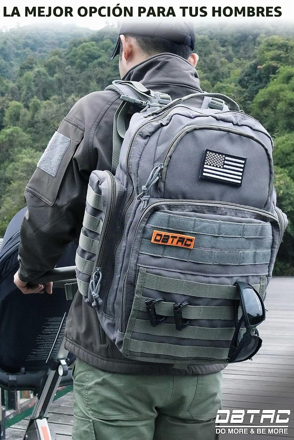 DBTAC - Mochila para pañales para papá, bolsa de pañales grande par...