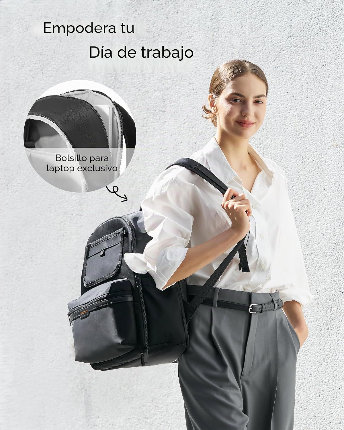 Momcozy Mochila para pañales para viajes y trabajo, impermeable y c...