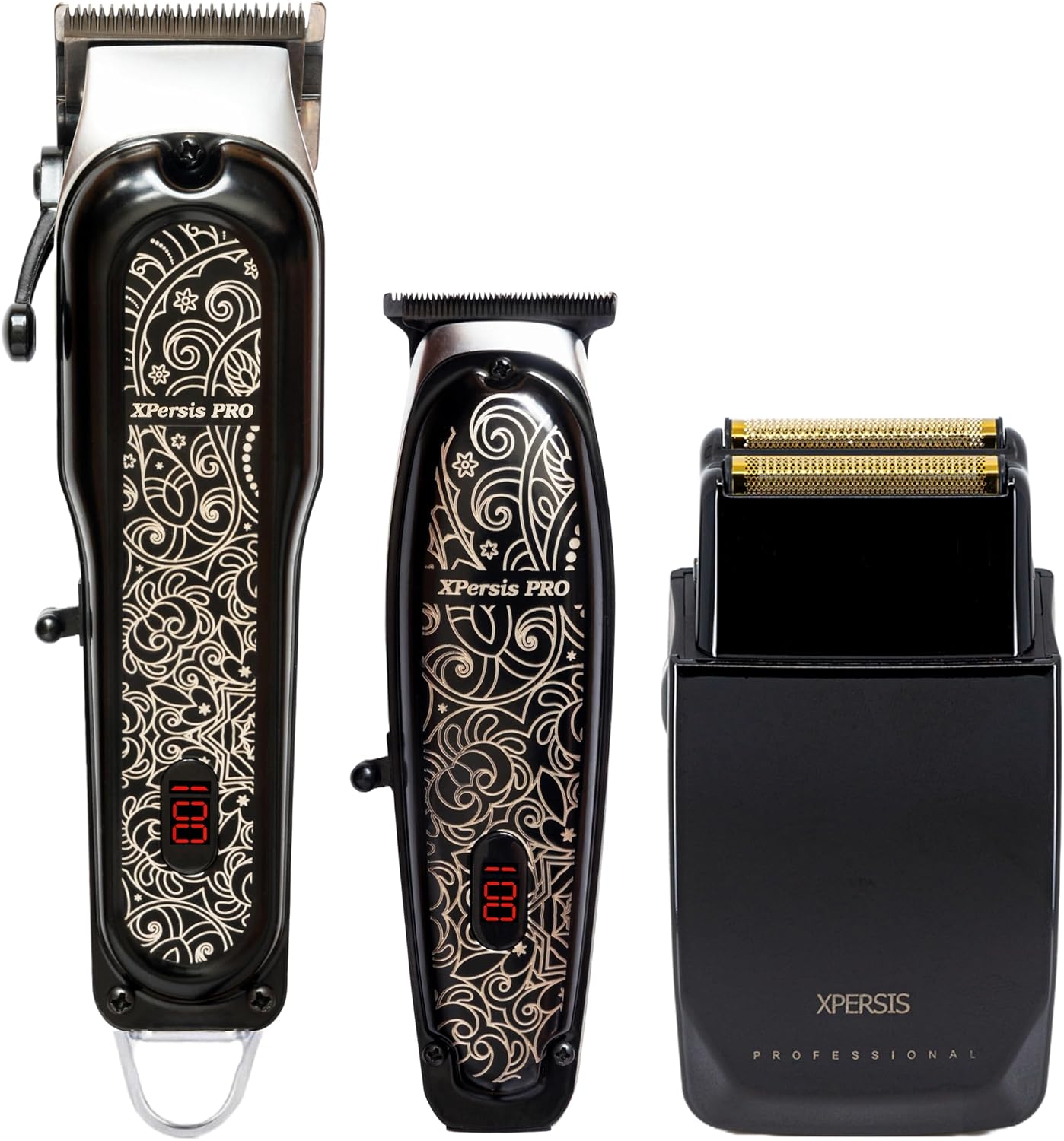 XPERSIS PRO - Cortadora de pelo inalámbrica silenciosa y de baja vi...