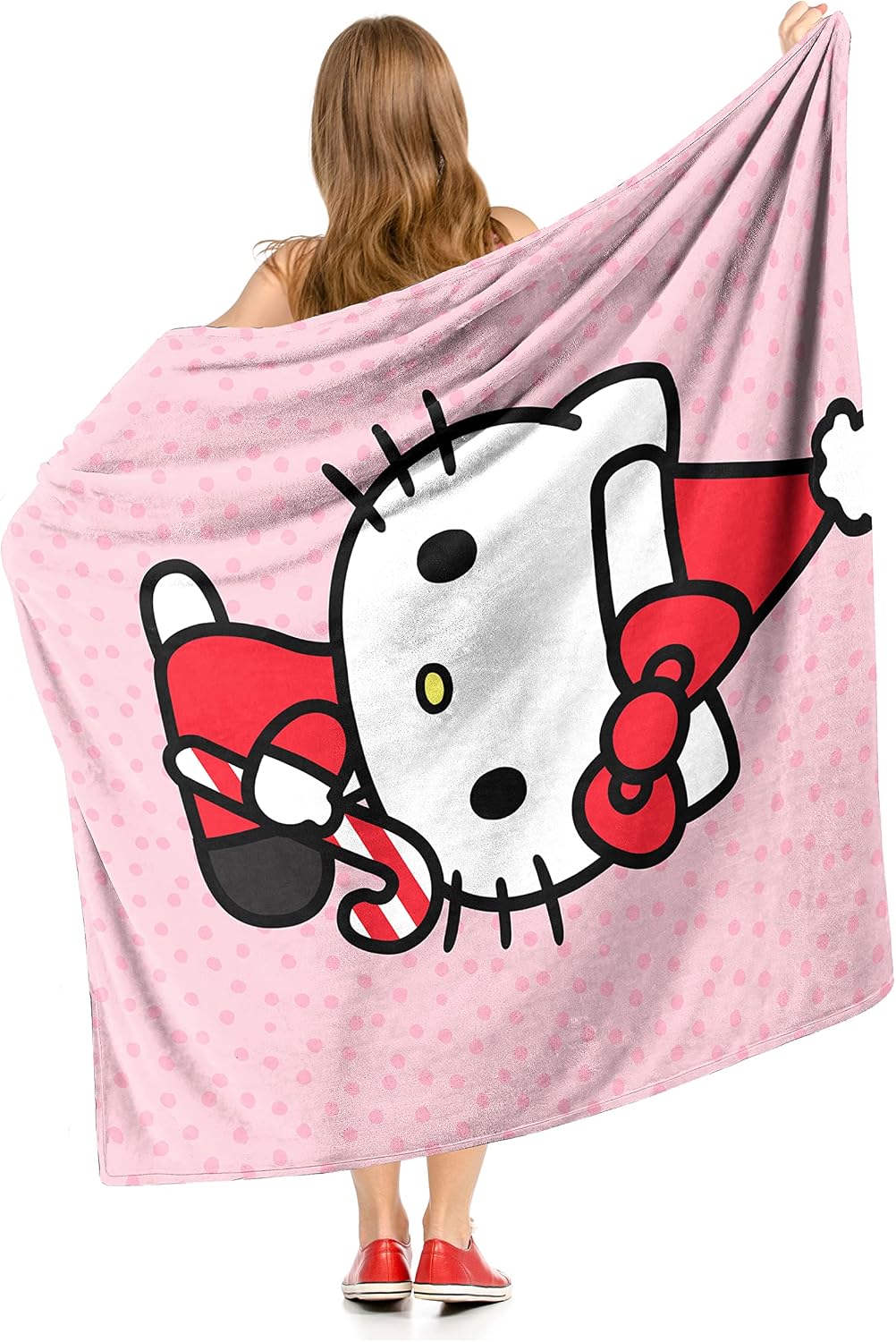 Northwest Hello Kitty - Manta de seda táctil, 50 x 60 pulgadas, bas...