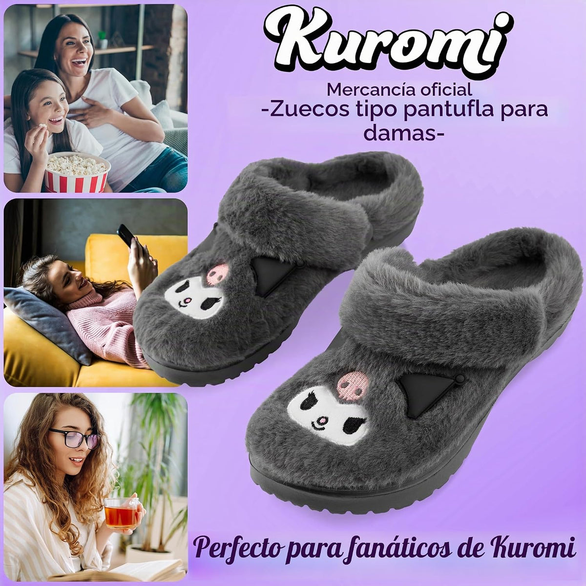 Zuecos Hello Kitty de Sanrio para mujer, adolescentes, zuecos acoge...