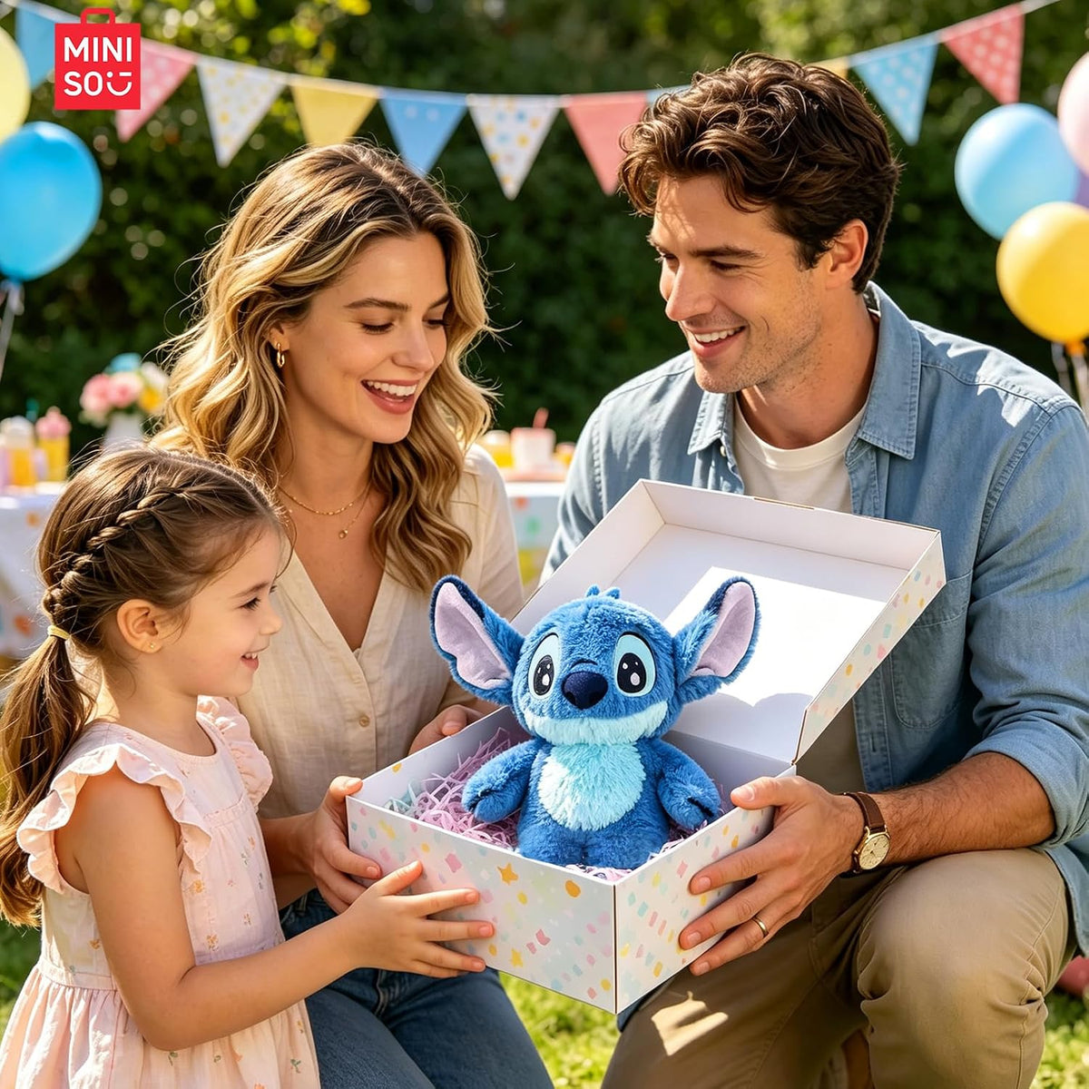 MINISO Disney Stitch - Juguete de peluche Lilo & Stitch, colecc...