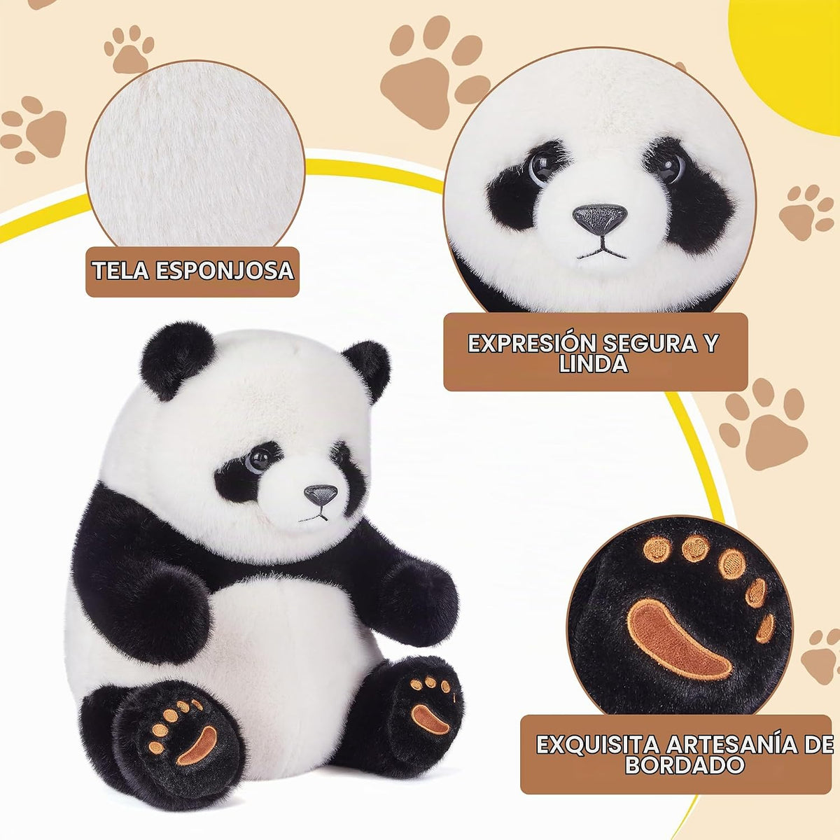 Riverwar Big Panda Animal de Peluche Juguete de Felpa, 18" Tama...