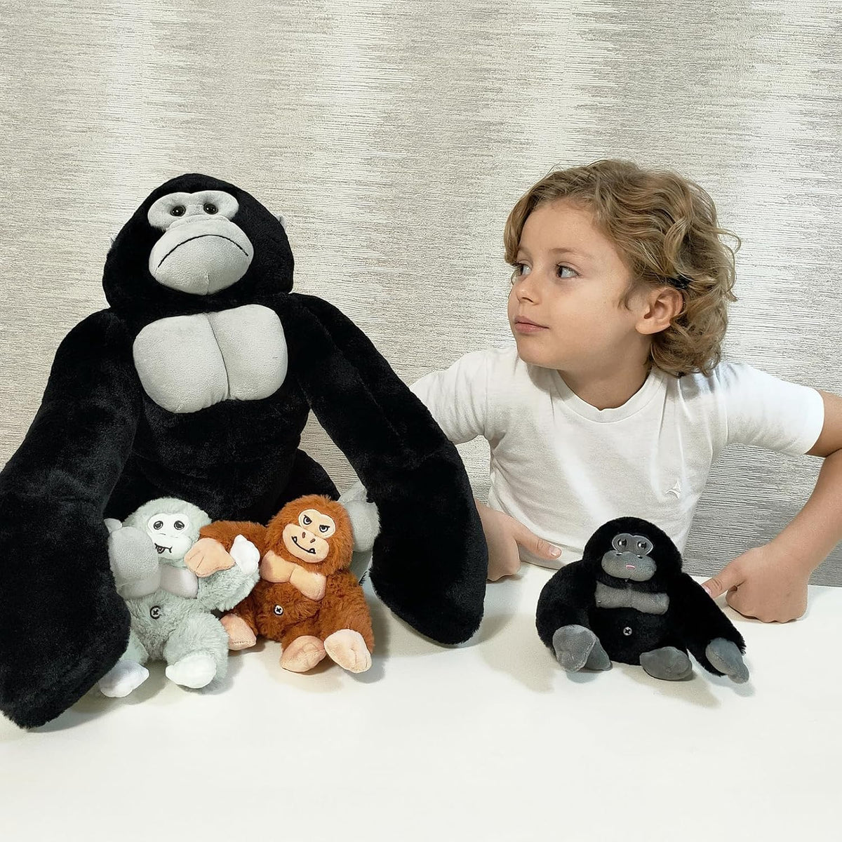MaoGoLan Animales de Peluche Gorila Gigante - Gorila de Peluche Gra...