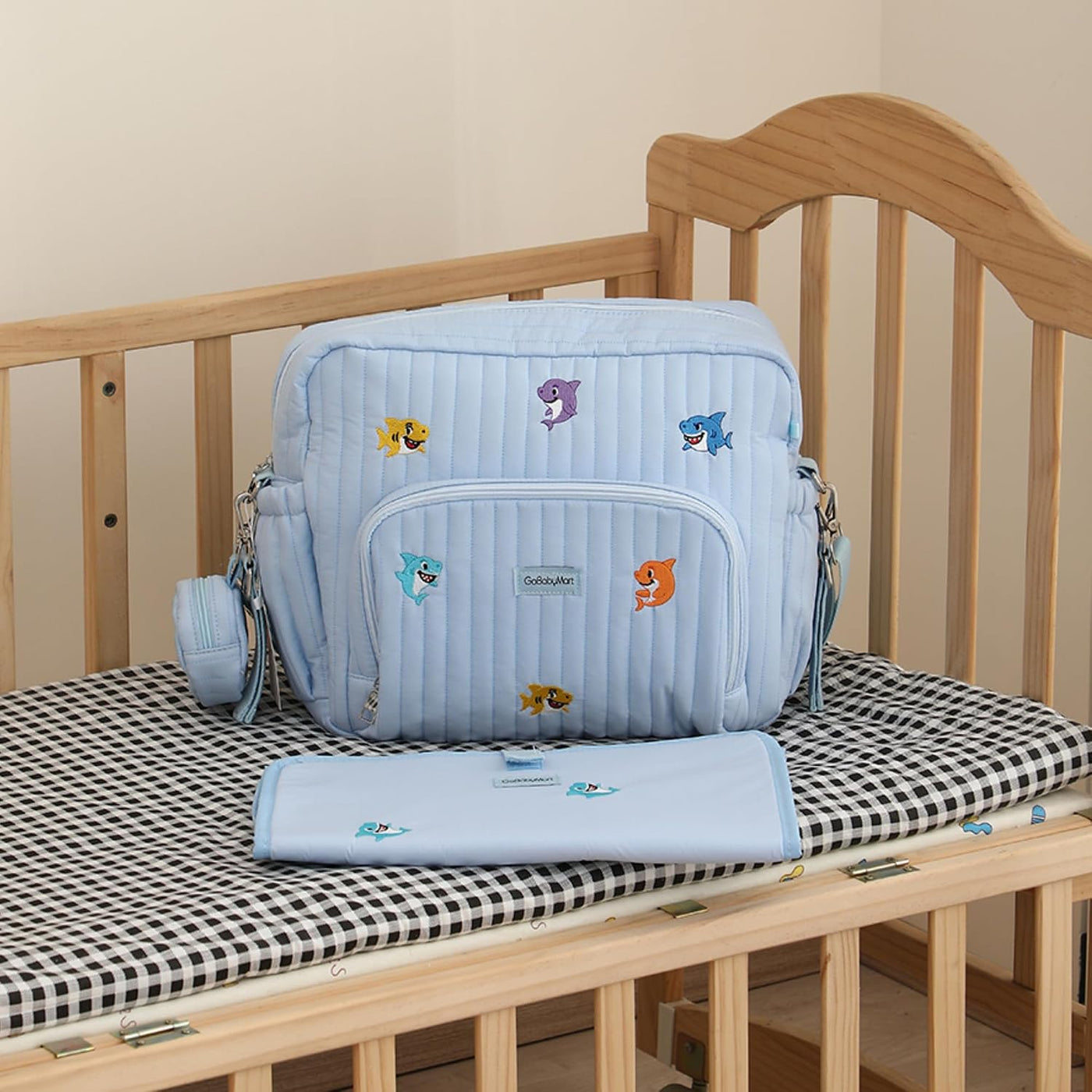 GOBABYMART Mochila para pañales con cambiador \u2013 Bolsa de viaje...