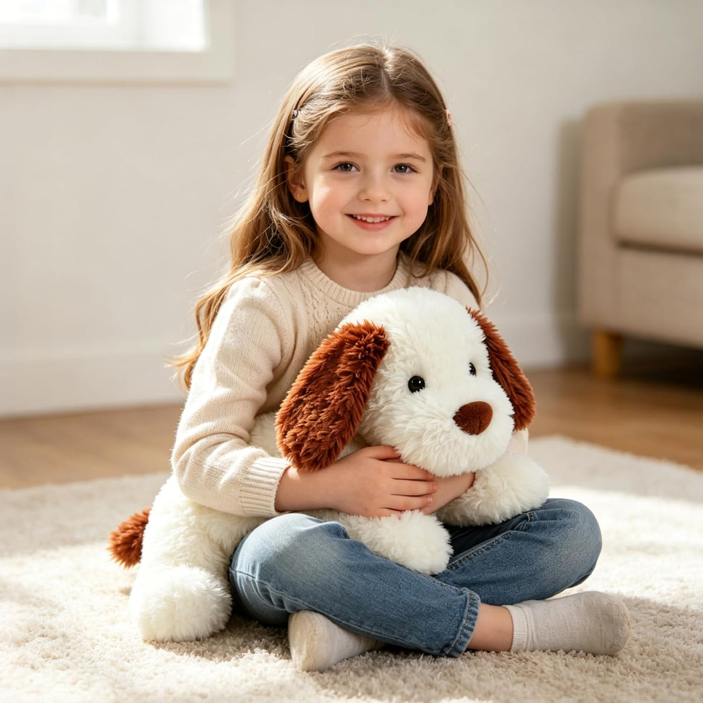 GADXV - Animal de peluche para perros, cachorro de juguete para niñ...