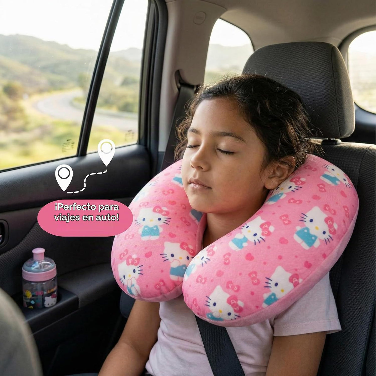 Franco Almohada de viaje para el cuello, hello kitty