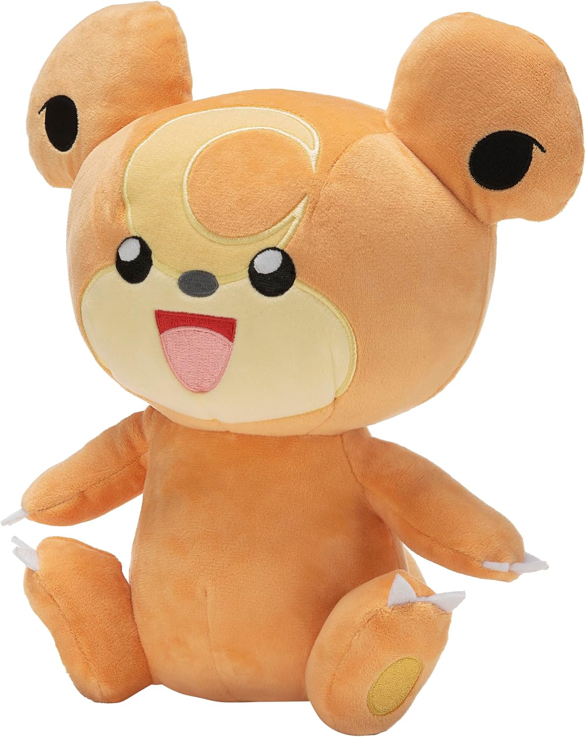 Pokemon Teddiursa Plush - Peluche de Pokémon de 12 pulgadas, detall...