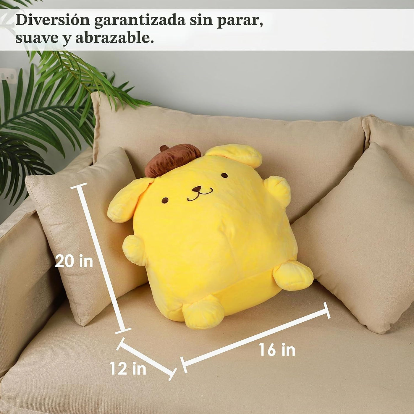 Juju Yellow Peluche Kawaii Amarillo (20 pulgadas) - Lindo Animal de...