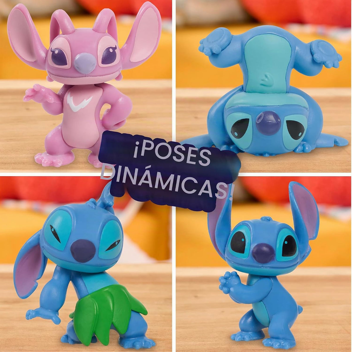 Set de figuras coleccionables de Disney Stitch con accesorios, 11 p...