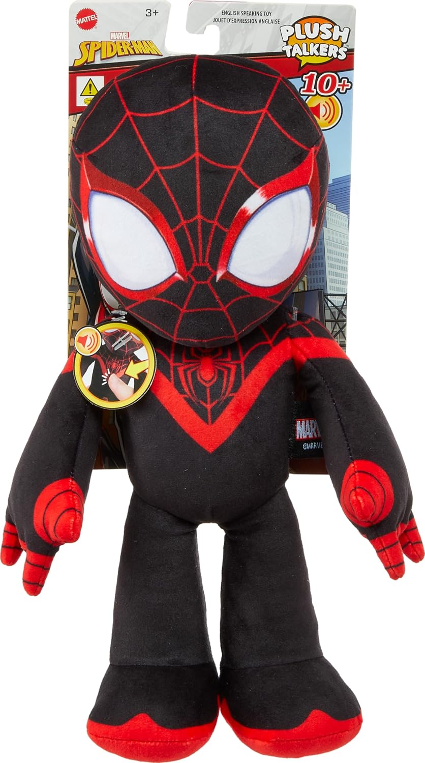 Mattel Marvel Plush Talkers - Juguete suave de 11.75 pulgadas, figu...