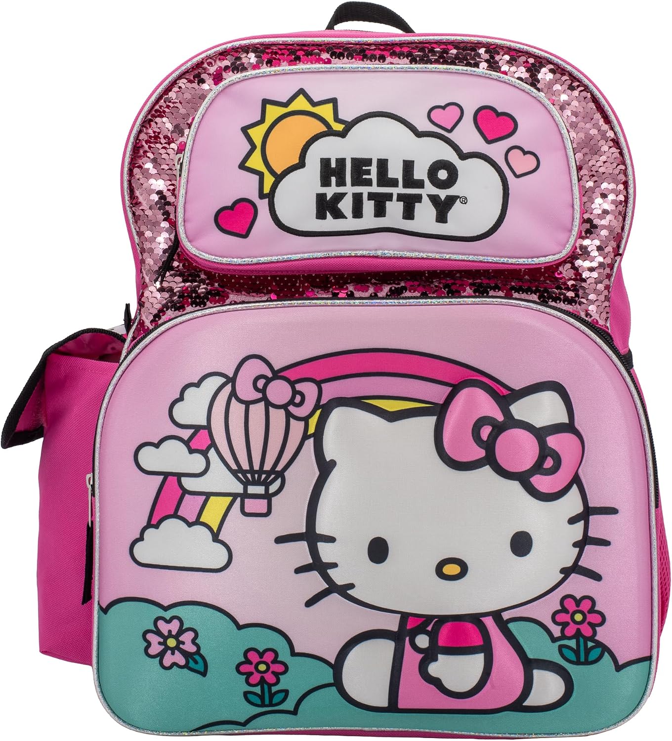 AI ACCESSORY INNOVATIONS Mochila para niños, Hello Kitty rosa, Gran...