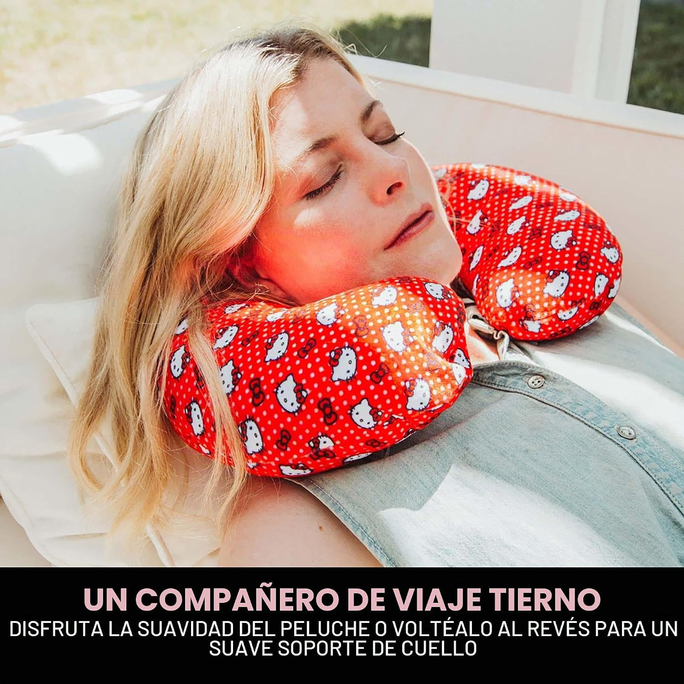 Surreal Entertainment Sanrio Hello Kitty - Almohada reversible para...