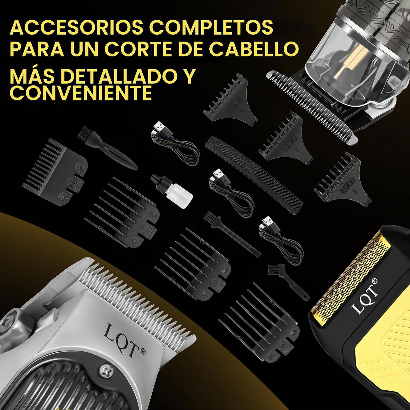 LQT - Cortadora de pelo profesional para hombres, cortadora de pelu...