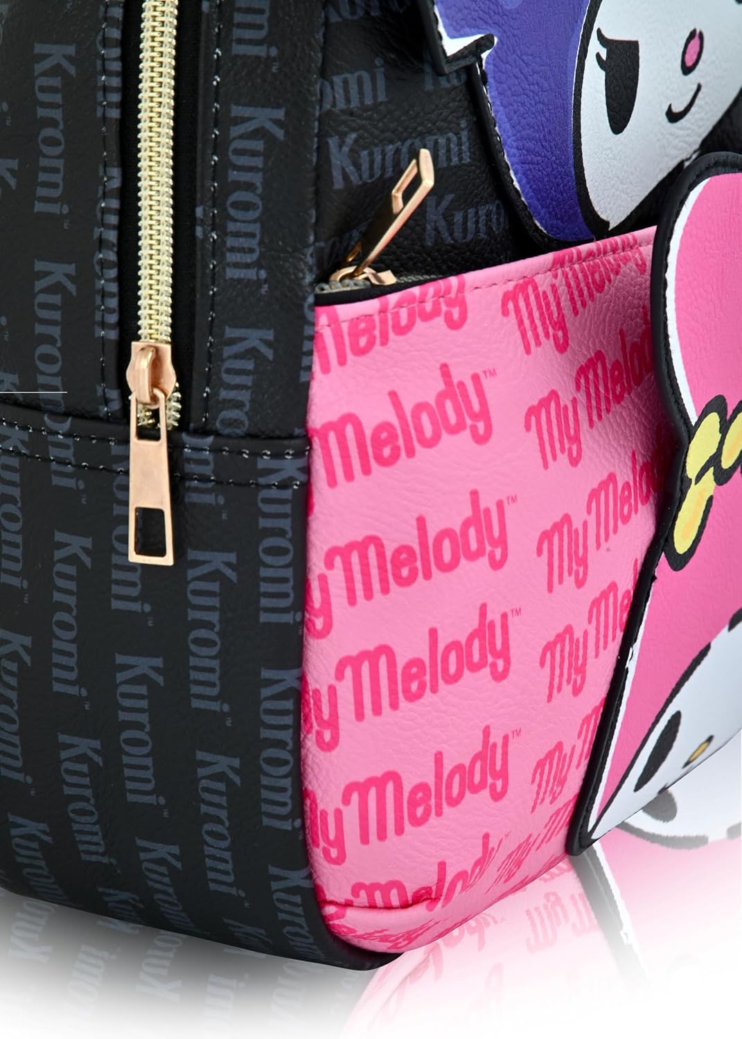 Sanrio Hello Kitty y sus amigos Kuromi Mochila | Mini bolso de piel...