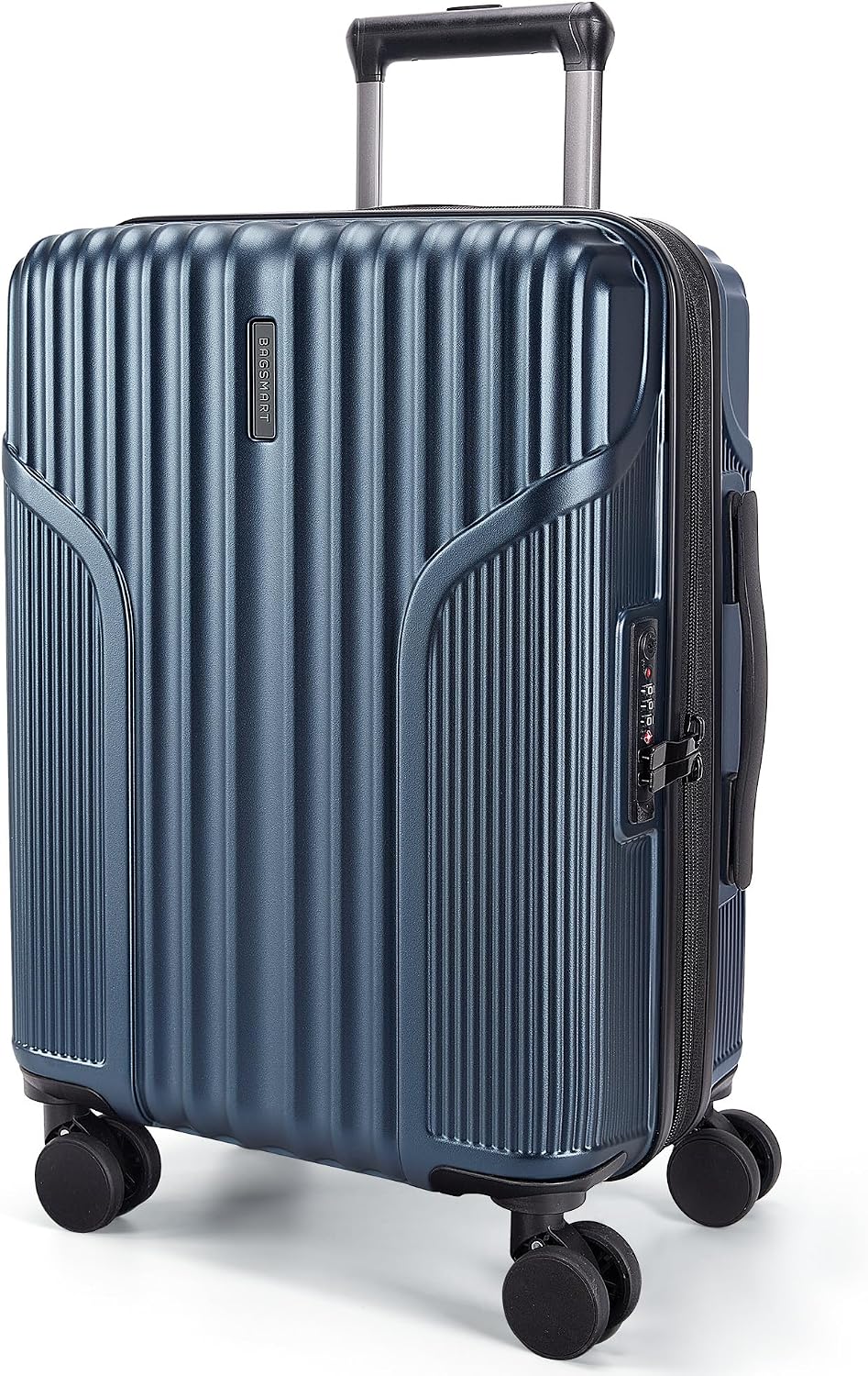 BAGSMART - Maleta de mano 22 x 14 x 9 aprobada por aerolínea, malet...