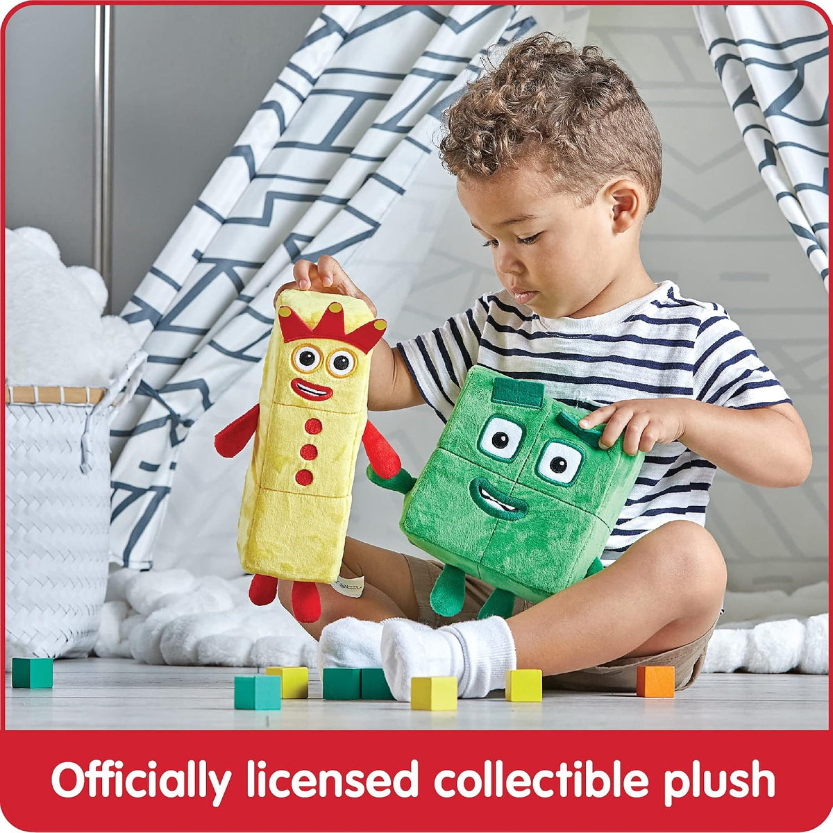 hand2mind Numberblocks Tres y Cuatro Compañeros Juguetones, Juguete...